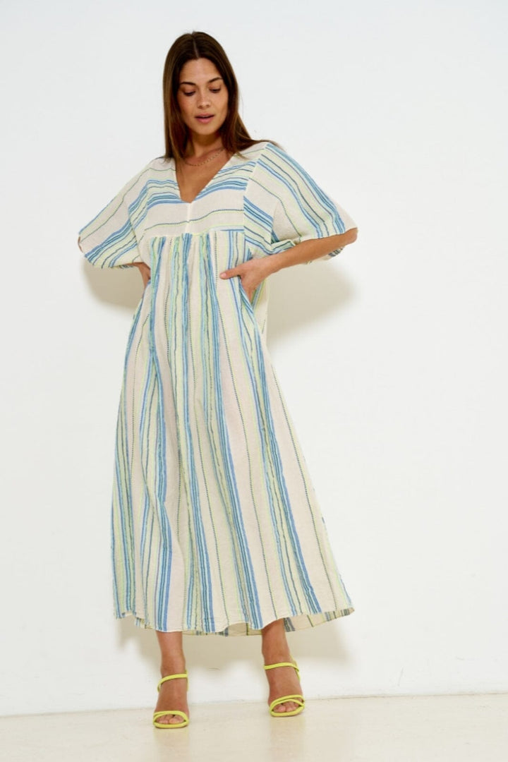 Marta Du Chateau - Dress 8715A - BlueYellow12