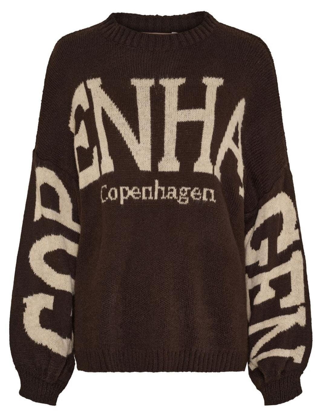 Marta Du Chateau - Mdcaria Knit 8111 - Moro/Fango Strikbluser 