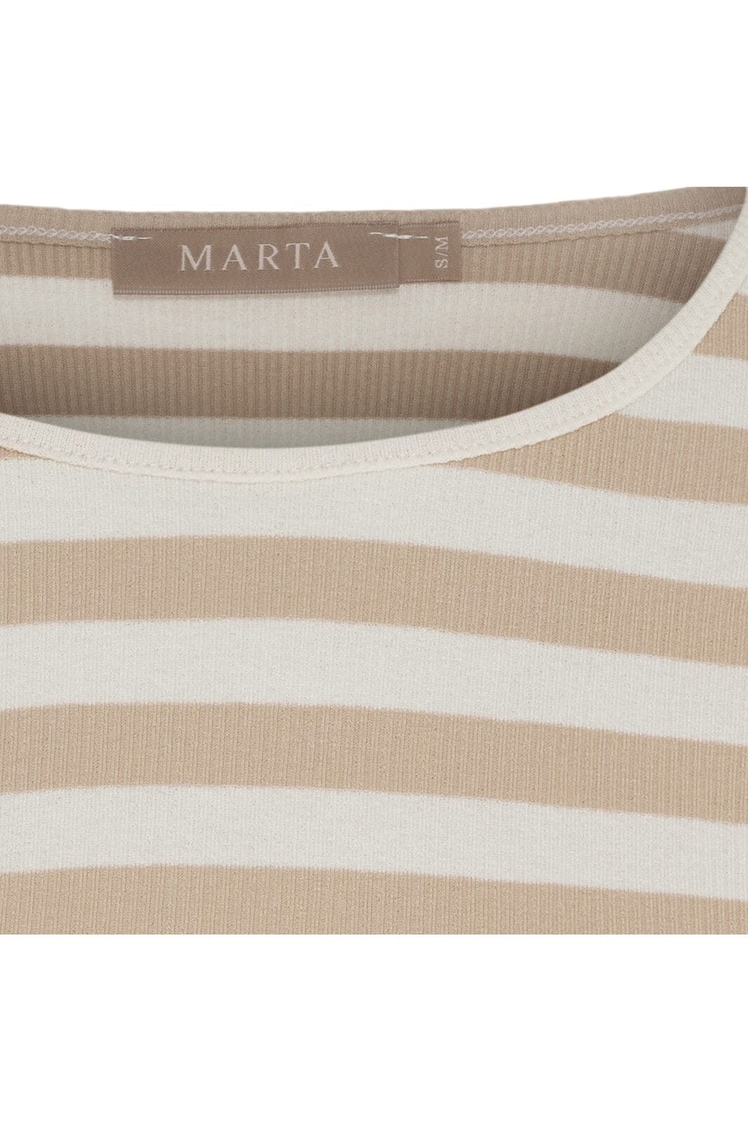 Marta Du Chateau - Mdcbegonia Ls Tee 7702 - Beige