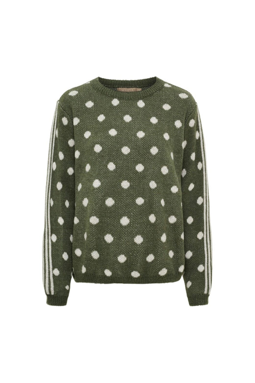 Marta Du Chateau - Mdcbellora Knit 9730 - Military/Beige
