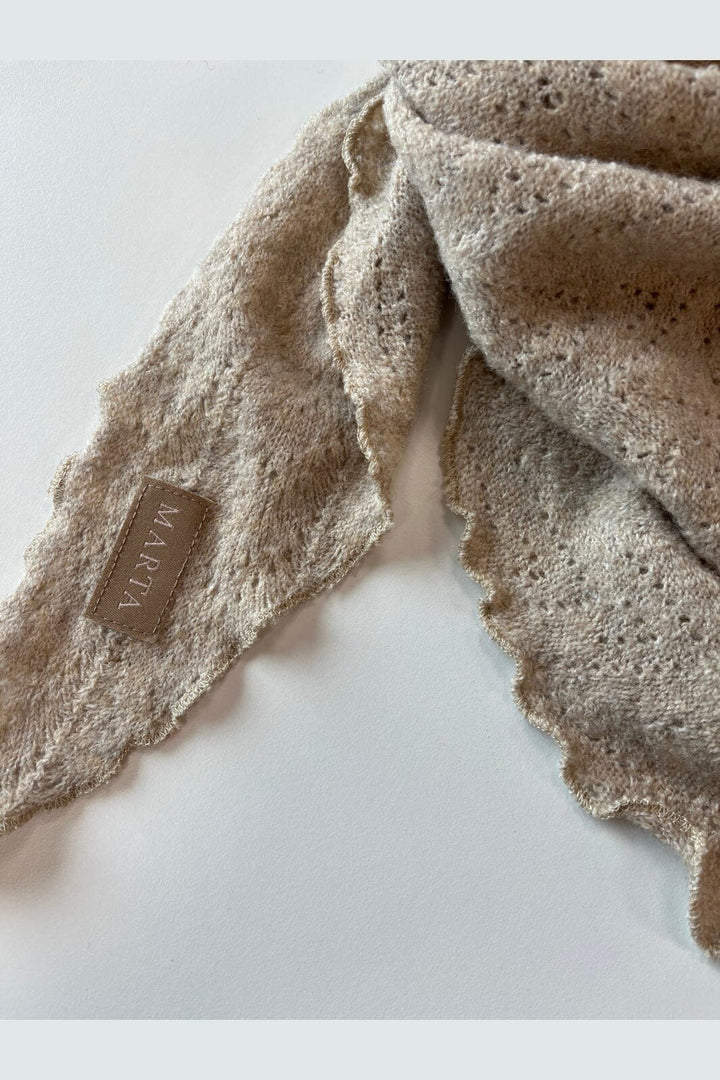 Marta Du Chateau - Mdcbibby Scarf T1369-BA - Beige