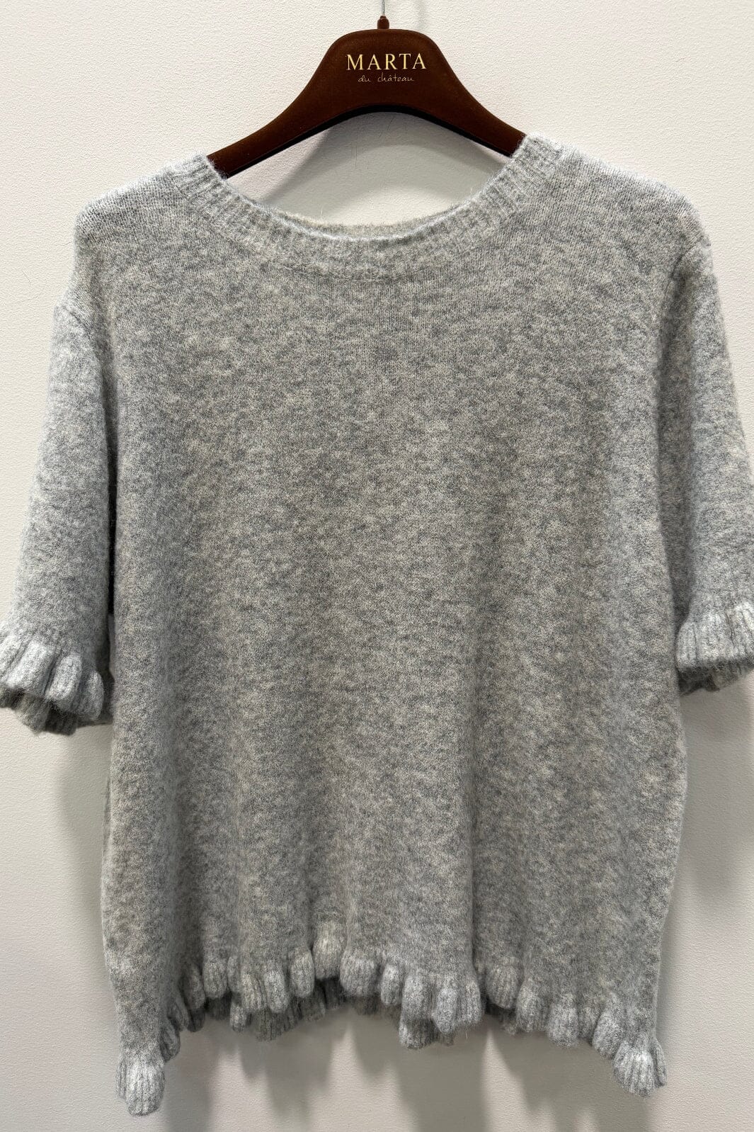 Marta Du Chateau - Mdcbriala Knit KN8129 - Grigio4060 Strikbluser 