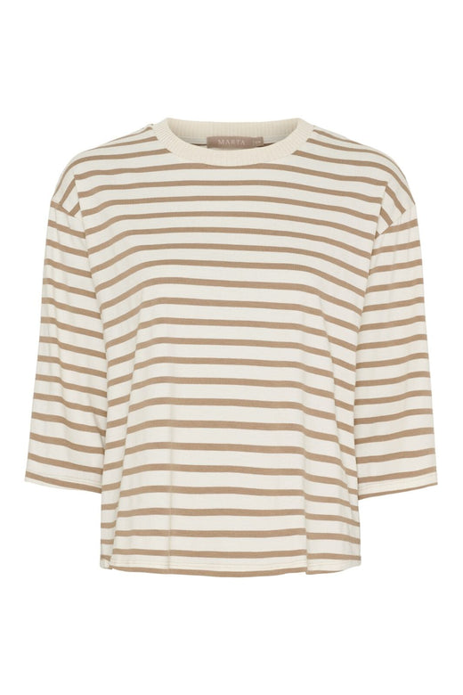 Marta Du Chateau - Mdcbrooklyn Tee 58351 - Beige/Fango