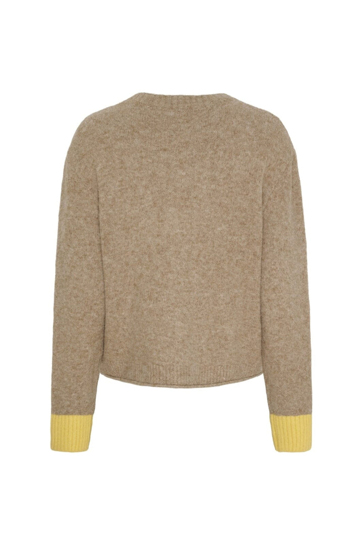 Marta Du Chateau - Mdccalla Knit KNA052 - Fango/Yelloww057