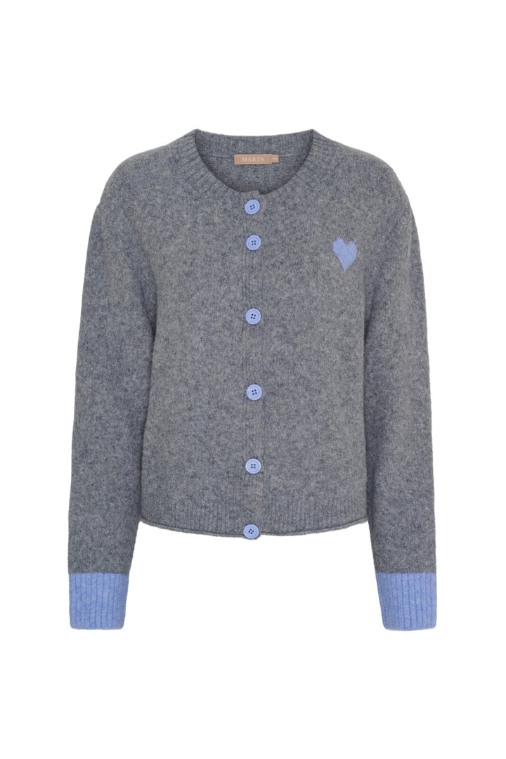 Marta Du Chateau - Mdccalla Knit KNA052 - Grey/Bluew079