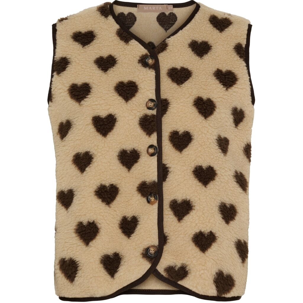 Marta Du Chateau - Mdcdahlia Vest 25710 - Camello/Moro Veste 