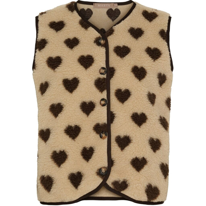 Marta Du Chateau - Mdcdahlia Vest 25710 - Camello/Moro Veste 