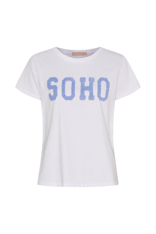 Marta Du Chateau - Mdcherdis Tee 84275 - White/Sky