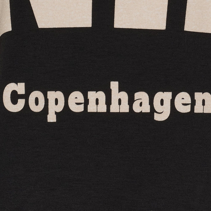 Marta Du Chateau - Mdchibiscus Sweatshirt 22659 - Black/White Sweatshirts 