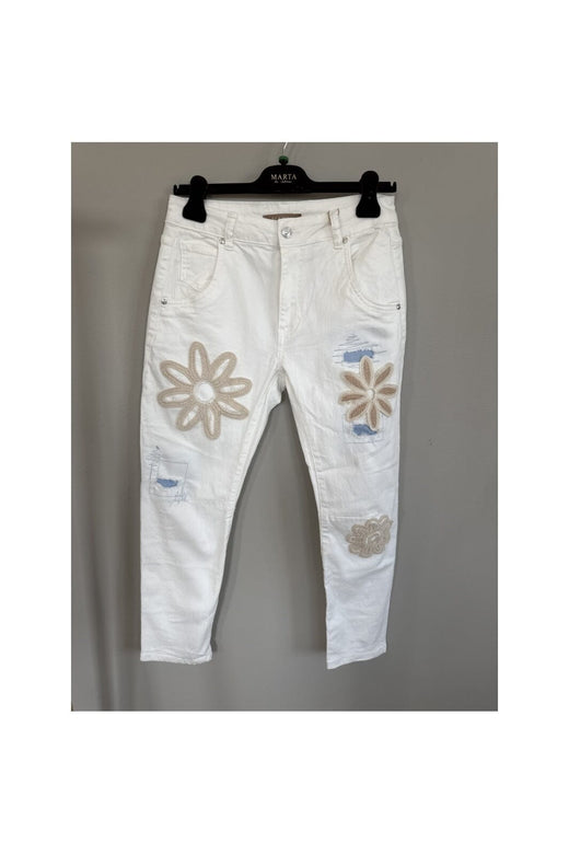 Marta Du Chateau - Mdciscah Jeans SW1899 - White