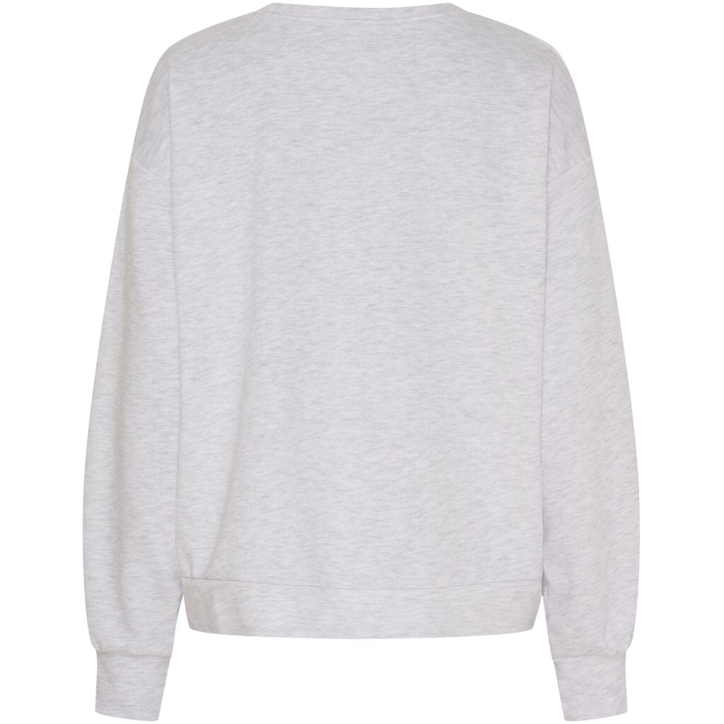 Marta Du Chateau - Mdcjessa Sweatshirt 7976 - Light Grey Melange Sweatshirts 
