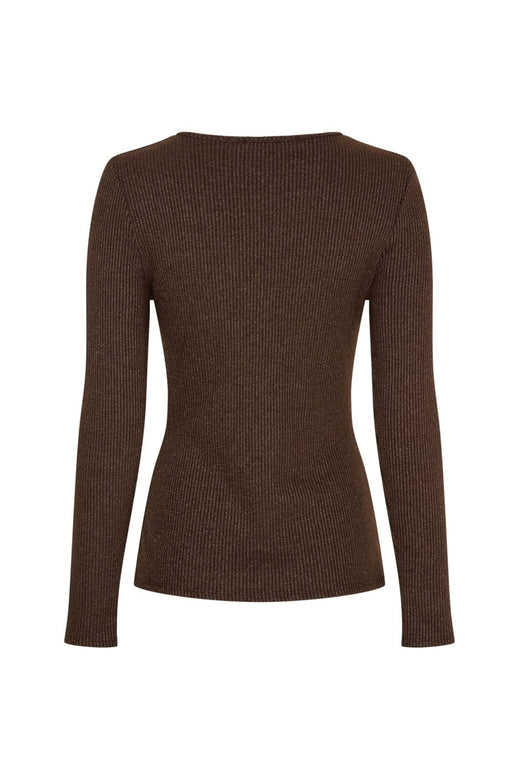 Marta Du Chateau - Mdclunara Ls Tee 38915M - Moro