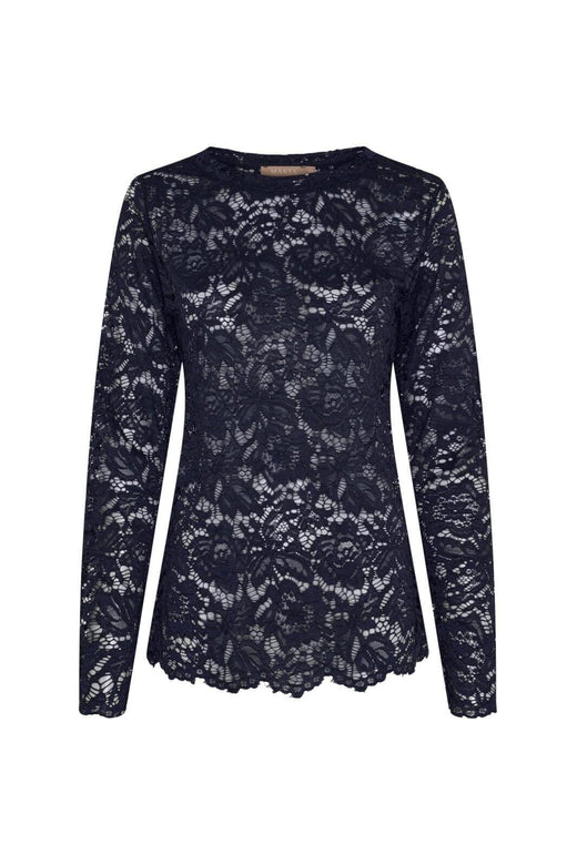 Marta Du Chateau - Mdcmilley Ls Tee 7707 - Navy