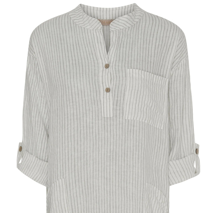 Marta Du Chateau - Mdcness Dress 93911-1 - Panna Grey Stripe Kjoler 