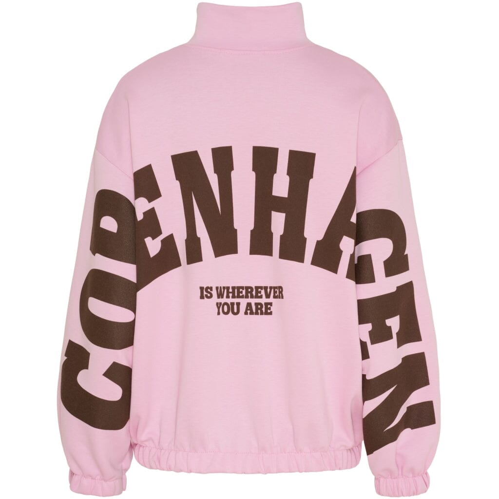 Marta Du Chateau - Mdcnete Cardigan 22669 - Pink/Brown Sweatshirts 