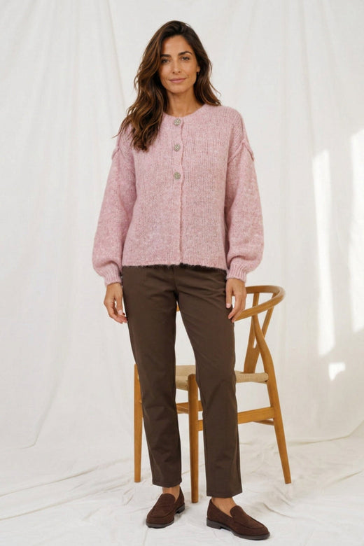 Marta Du Chateau - Mdcnovella Knit 9735 - Rosa Strikbluser 