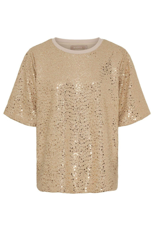 Marta Du Chateau - Mdcnynne Blouse 7693 - Champagne T-shirts 