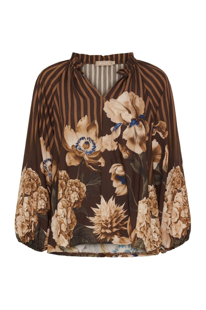 Marta Du Chateau - Mdcoctavia Shirt 003B - Marrone6022