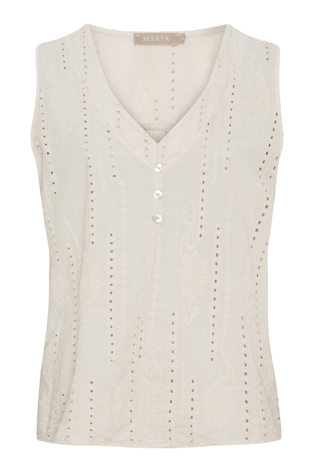 Marta Du Chateau - Mdcperla Top 6261 - Beige Toppe 