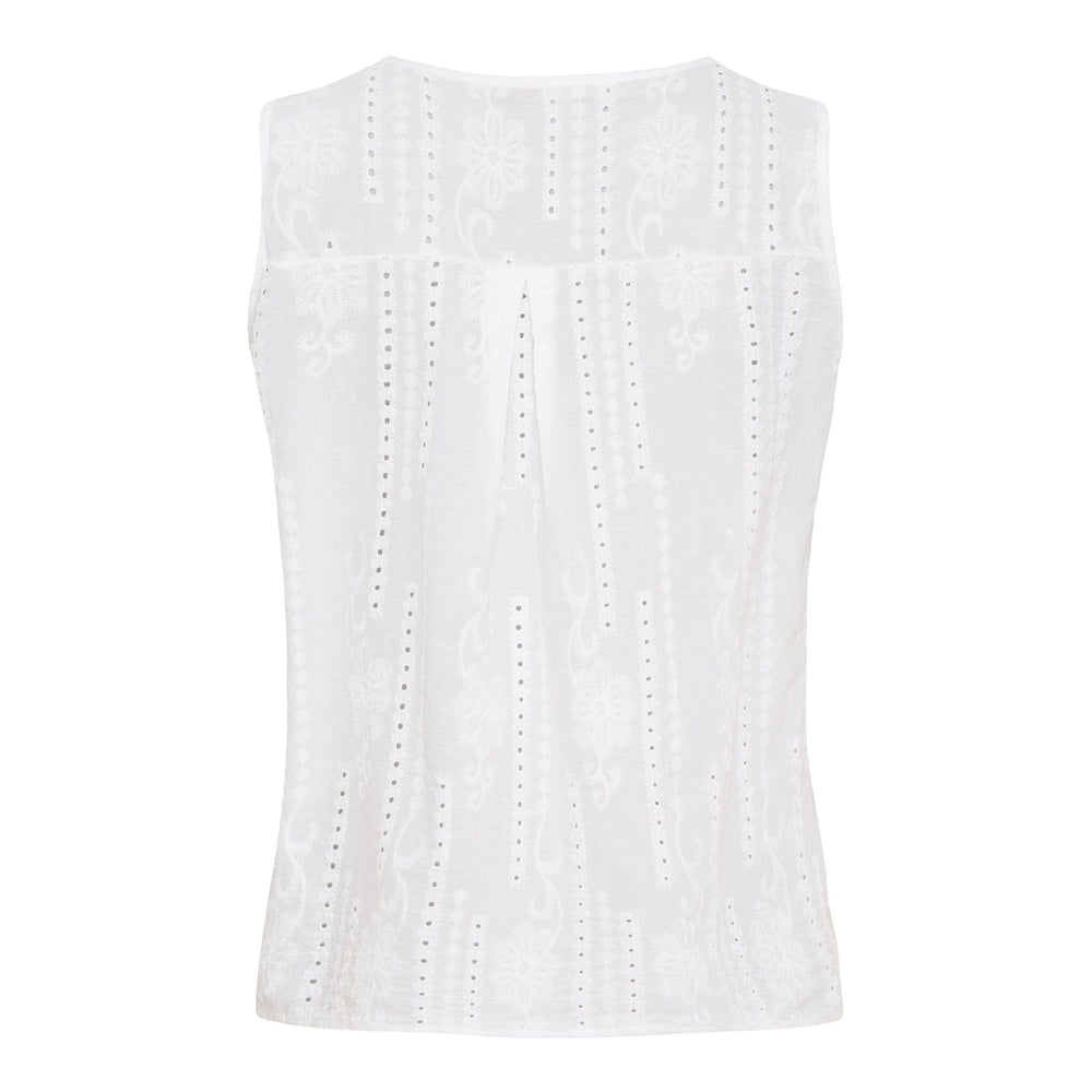 Marta Du Chateau - Mdcperla Top 6261 - White Toppe 