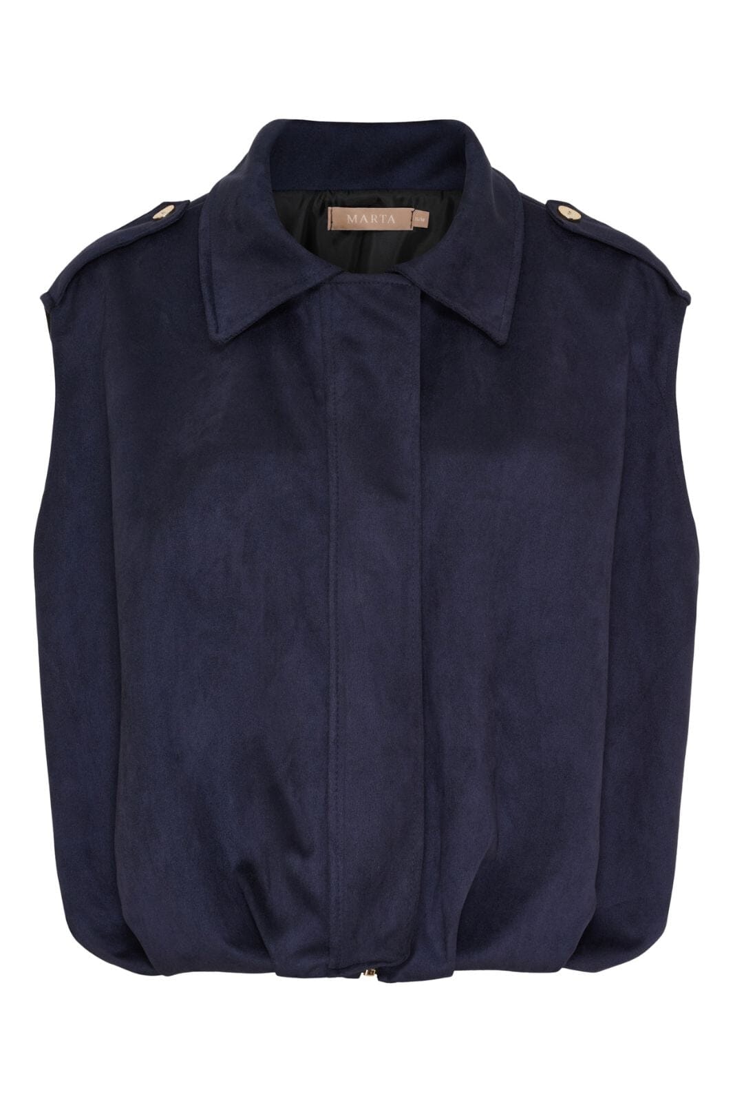 Marta Du Chateau - Mdcsasha Vest 7919 - Navy Veste 