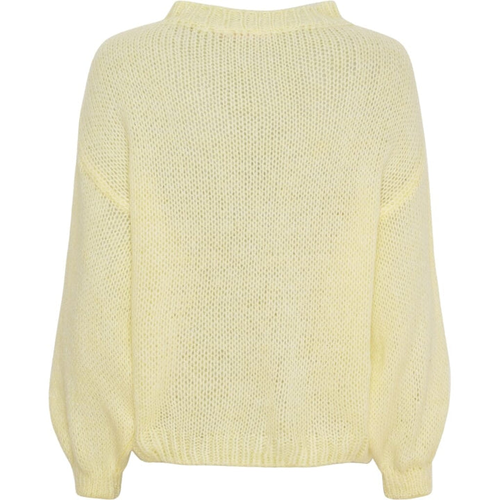 Marta Du Chateau - Mdctulip Knit 9580 - Yellow Strikbluser 