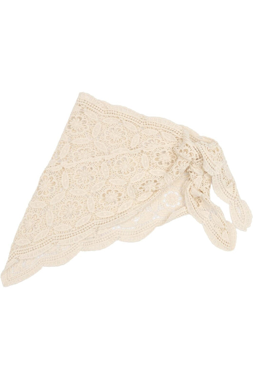 Marta Du Chateau - Mdczinnia Lace Hip Scarf BA-3510 - Beige