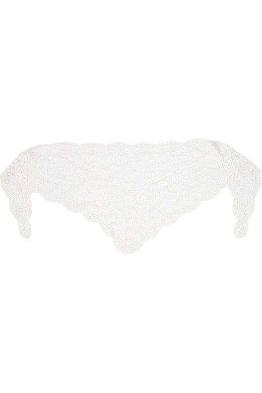 Marta Du Chateau - Mdczinnia Lace Hip Scarf BA-3510 - White