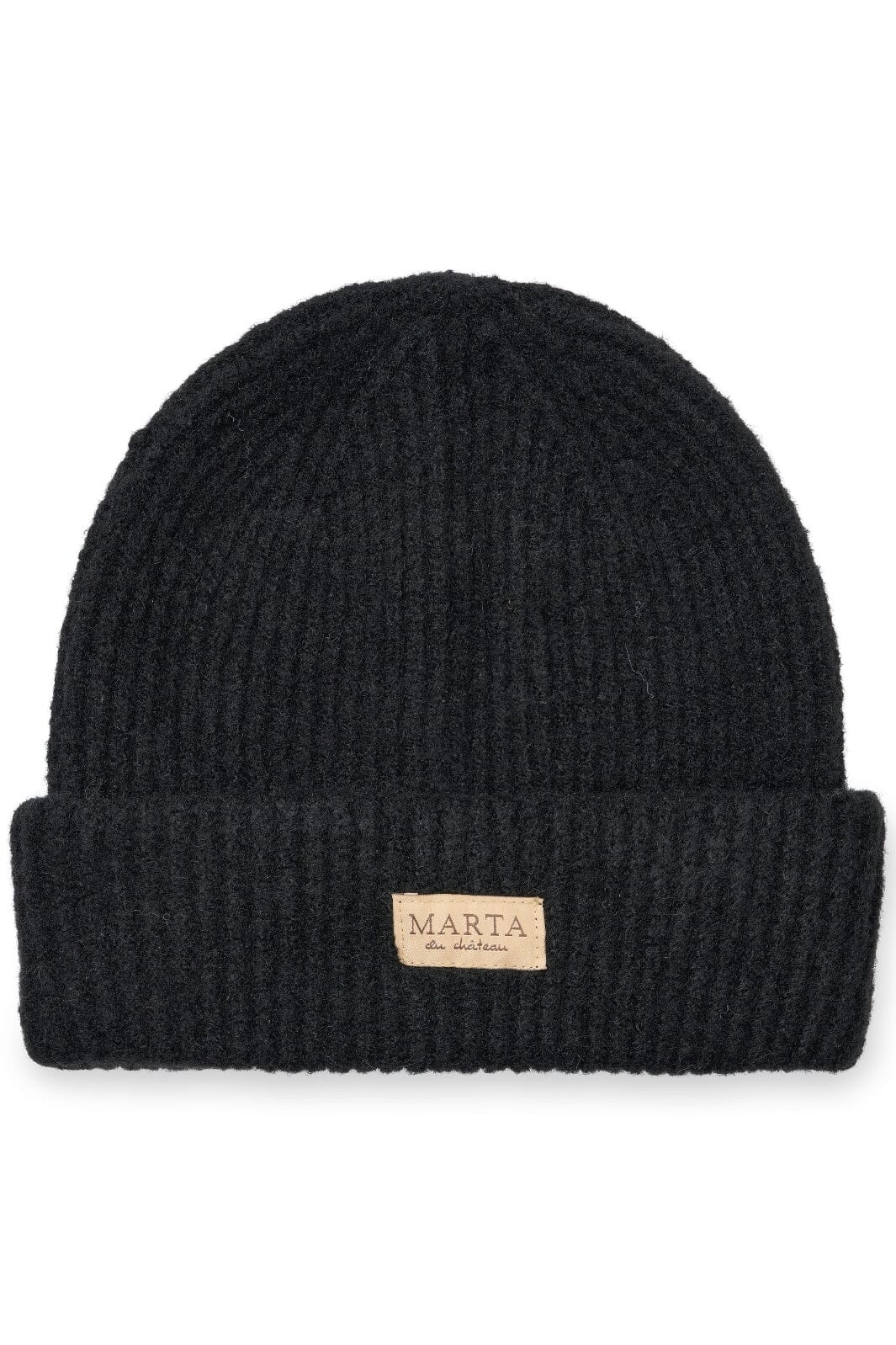 Marta Du Chateau - Rib Beanie Hat - 151512 Black