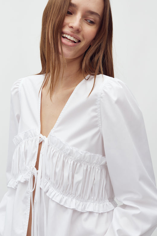 MbyM - Pipa-M 61620116 - 800 - White Skjorter 