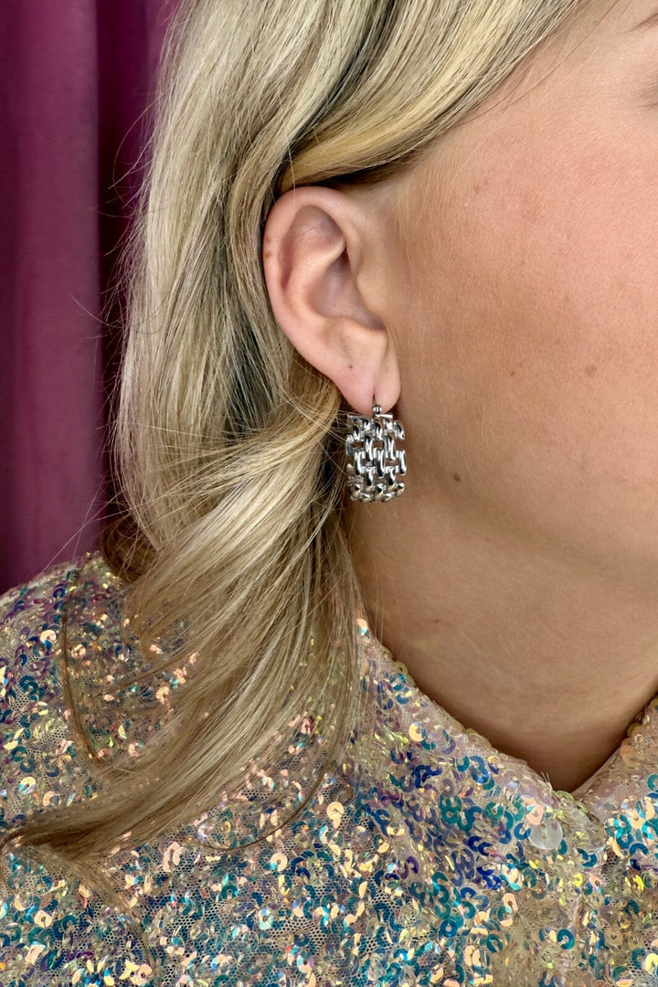 Mellow Moon - Corinne Hoop Øreringe BS1307E0500 - Forsølvet Øreringe 