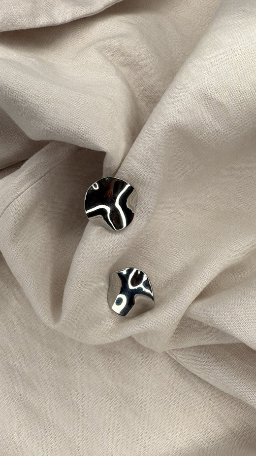 Mellow Moon - Hedvig Ørering - Forsølvet Øreringe 