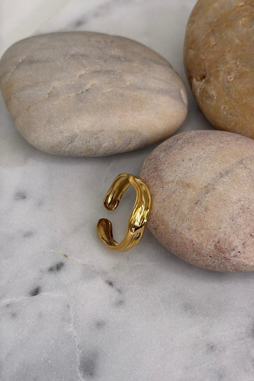 Mellow Moon - Lilly Ring - Forgyldt Ringe 