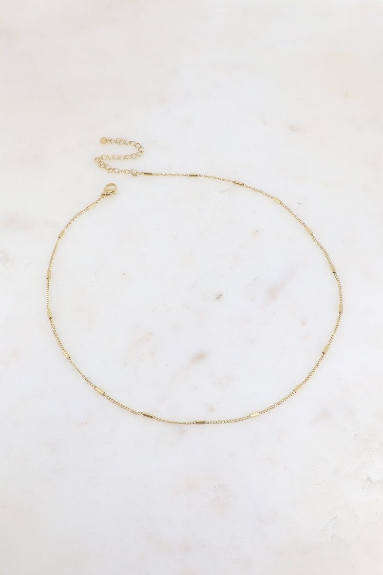 Mellow Moon - Necklace BS1631X0350 - Forgyldt