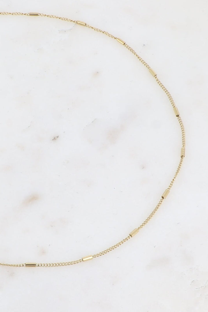 Mellow Moon - Necklace BS1631X0350 - Forgyldt