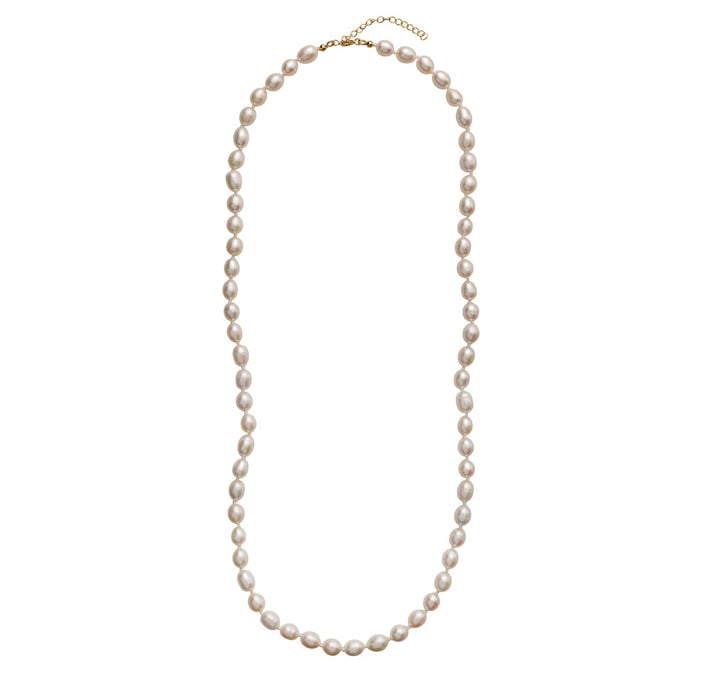 Mellow Moon - Perle Halskæde - Forgyldt