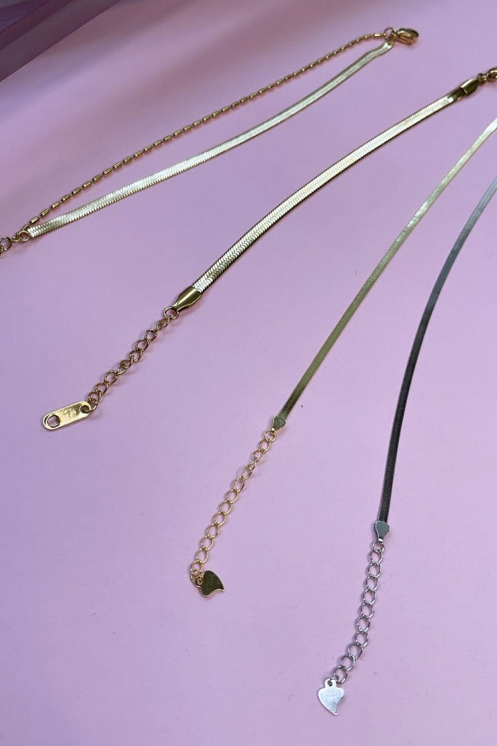 Mellow Moon - Slangearmbånd Small - Forgyldt