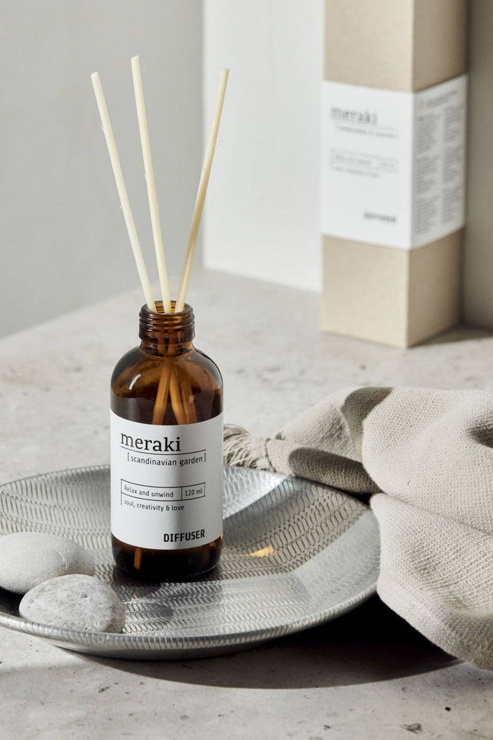 Meraki - Duftfrisker m. 7 pinde - Scandinavian Garden - 120 ml