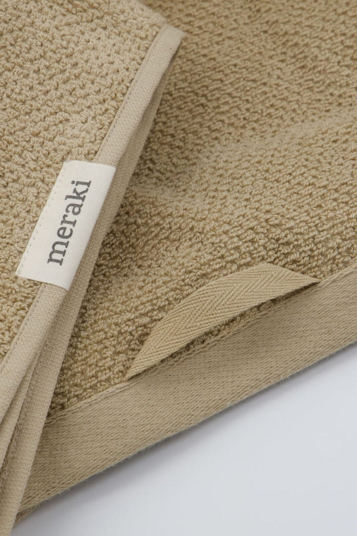Meraki - Håndklæde, Solid, 50 x 100, Safari