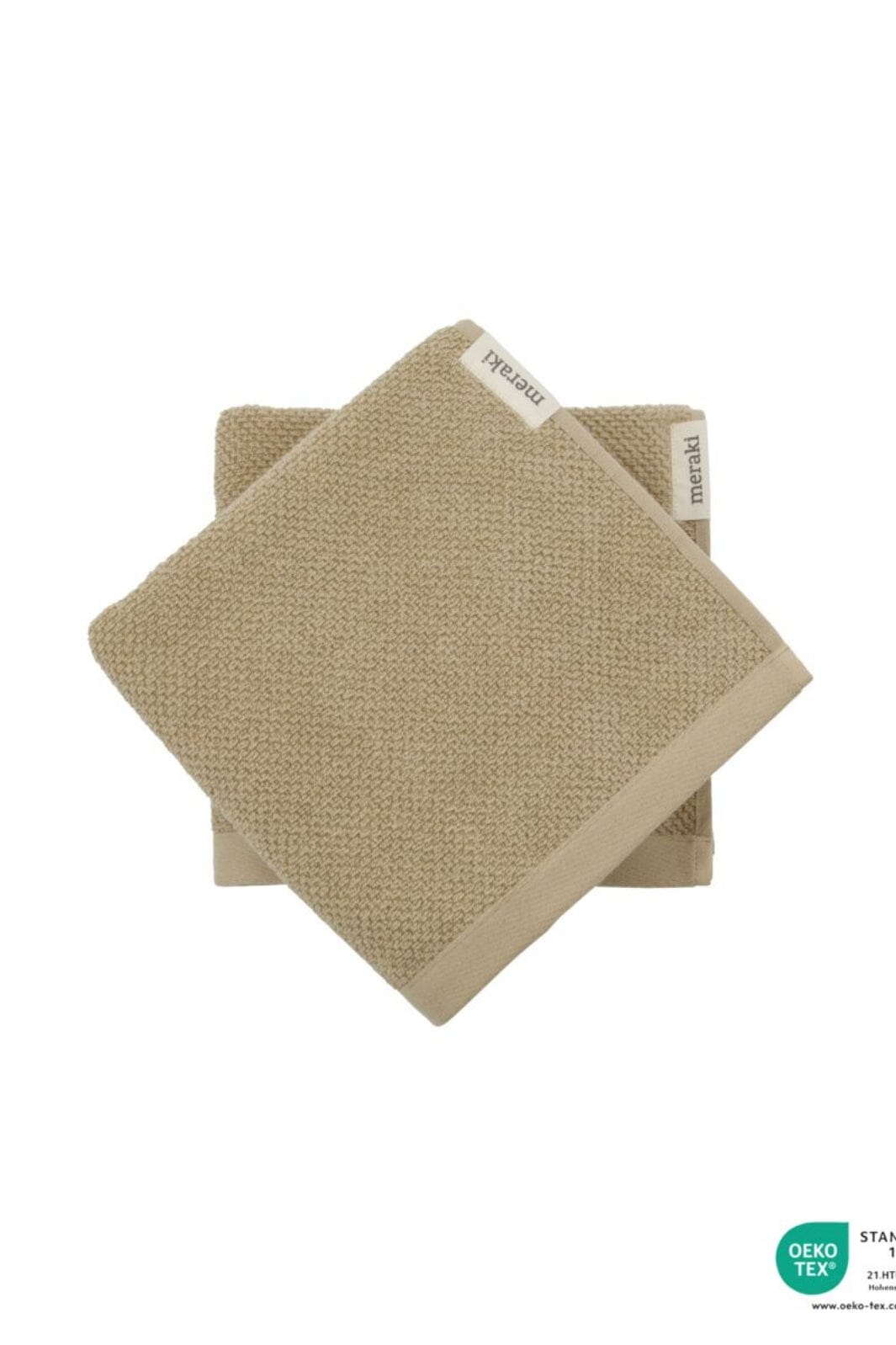 Meraki - Håndklæde, Solid, 50 x 100, Safari