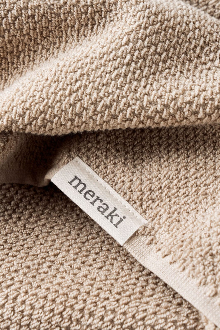 Meraki - Håndklæde, Solid, 50 x 100, Safari