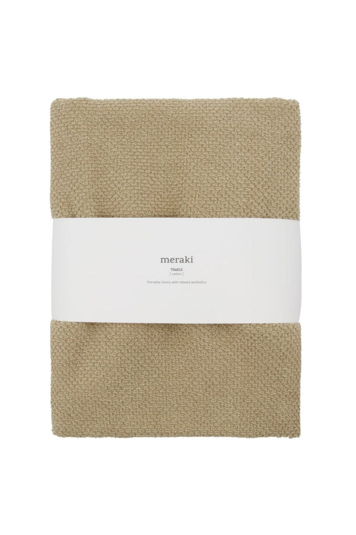 Meraki - Håndklæde, Solid, 50 x 100, Safari
