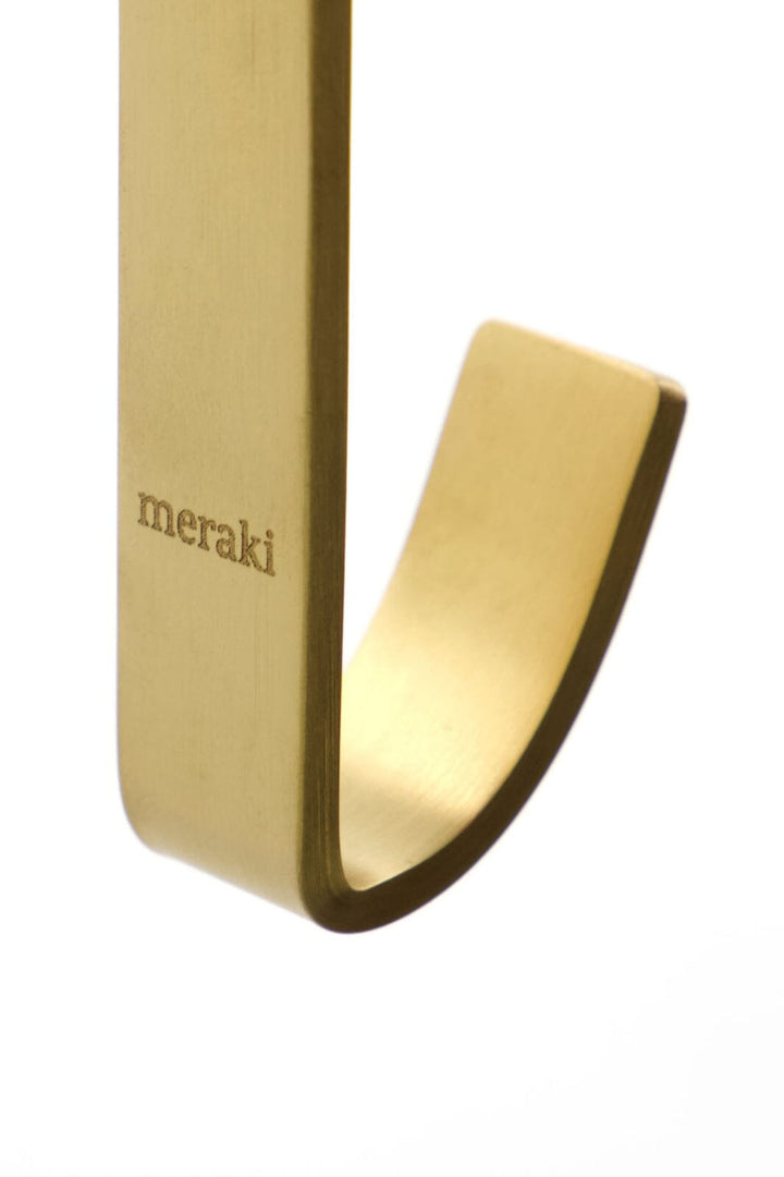 Meraki - Knage, Thapsus, Børstet messing finish - l: 5.5 cm, w: 1.4 cm