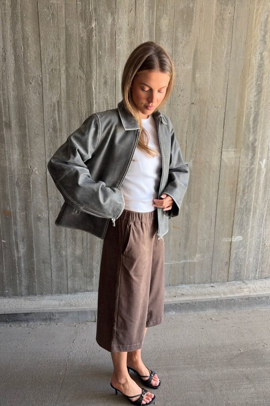 Modström - Britneymd Long Shorts 59230 - 5584 - Chocolate Chip Shorts 
