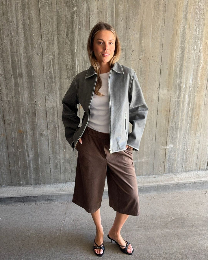 Modström - Britneymd Long Shorts 59230 - 5584 - Chocolate Chip Shorts 