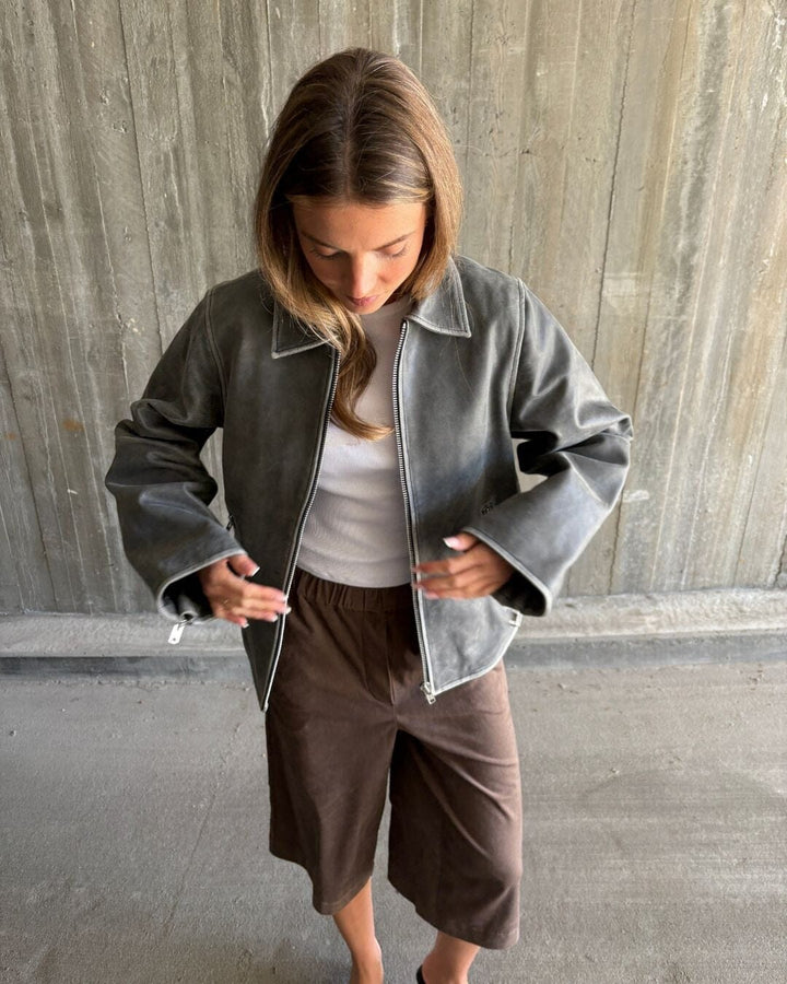 Modström - Britneymd Long Shorts 59230 - 5584 - Chocolate Chip Shorts 