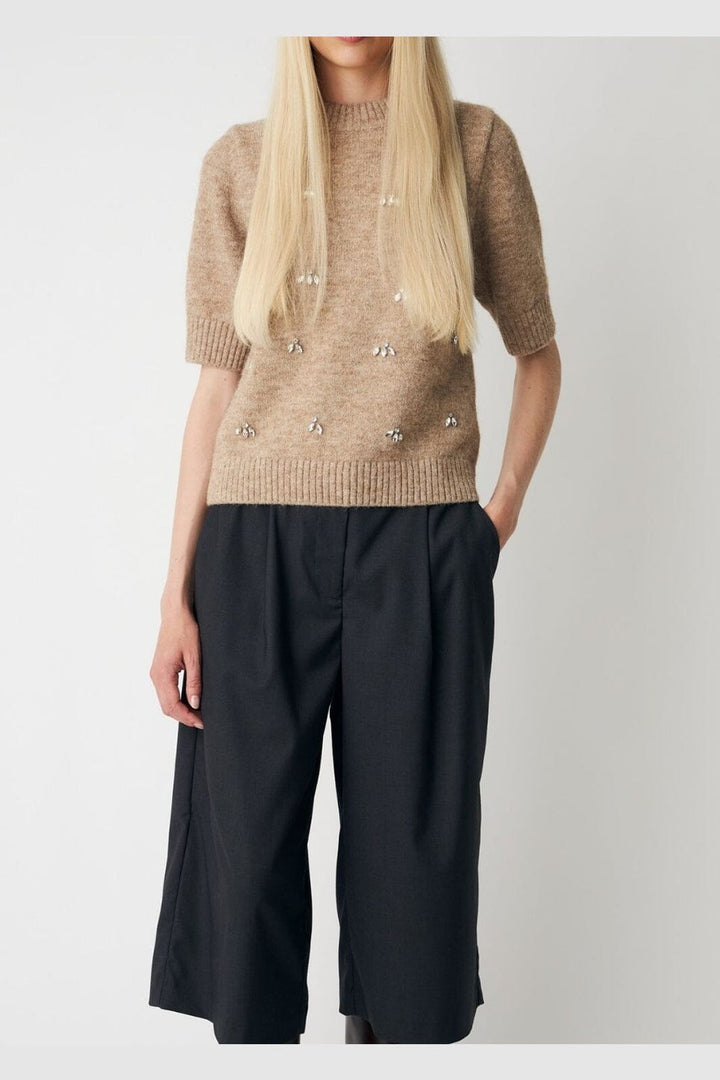 Modström - Edanmd Culotte Pants 59520 - 07088 - Dark Grey Melange