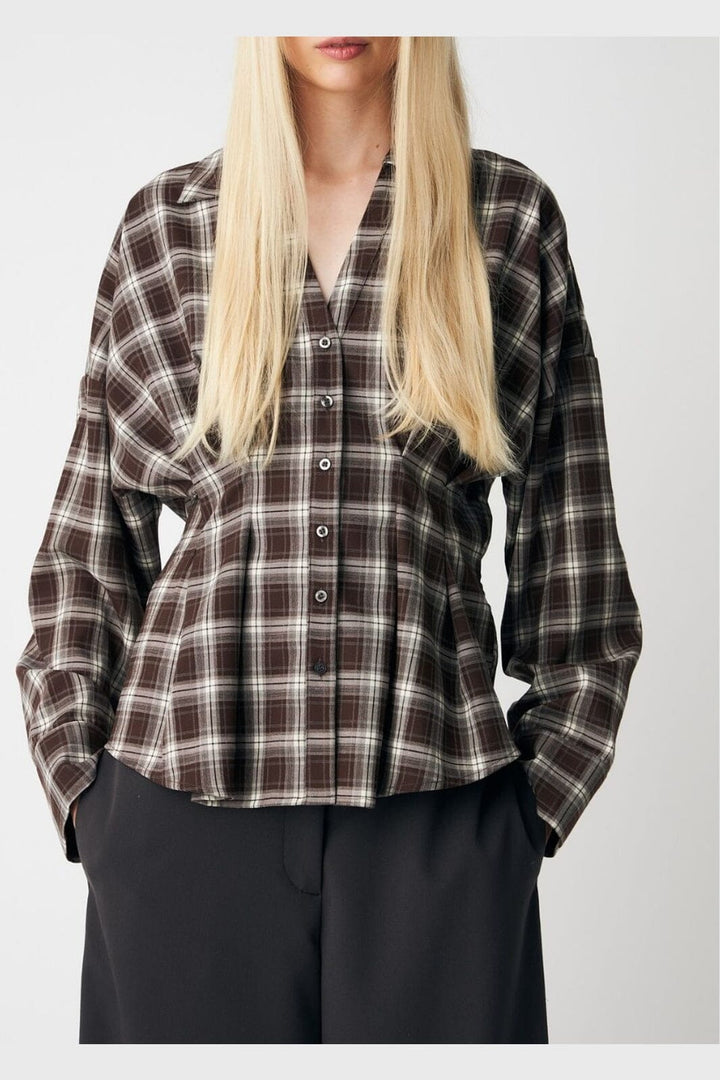 Modström - Erikamd Shirt 59579 - 11641 - Brown Check