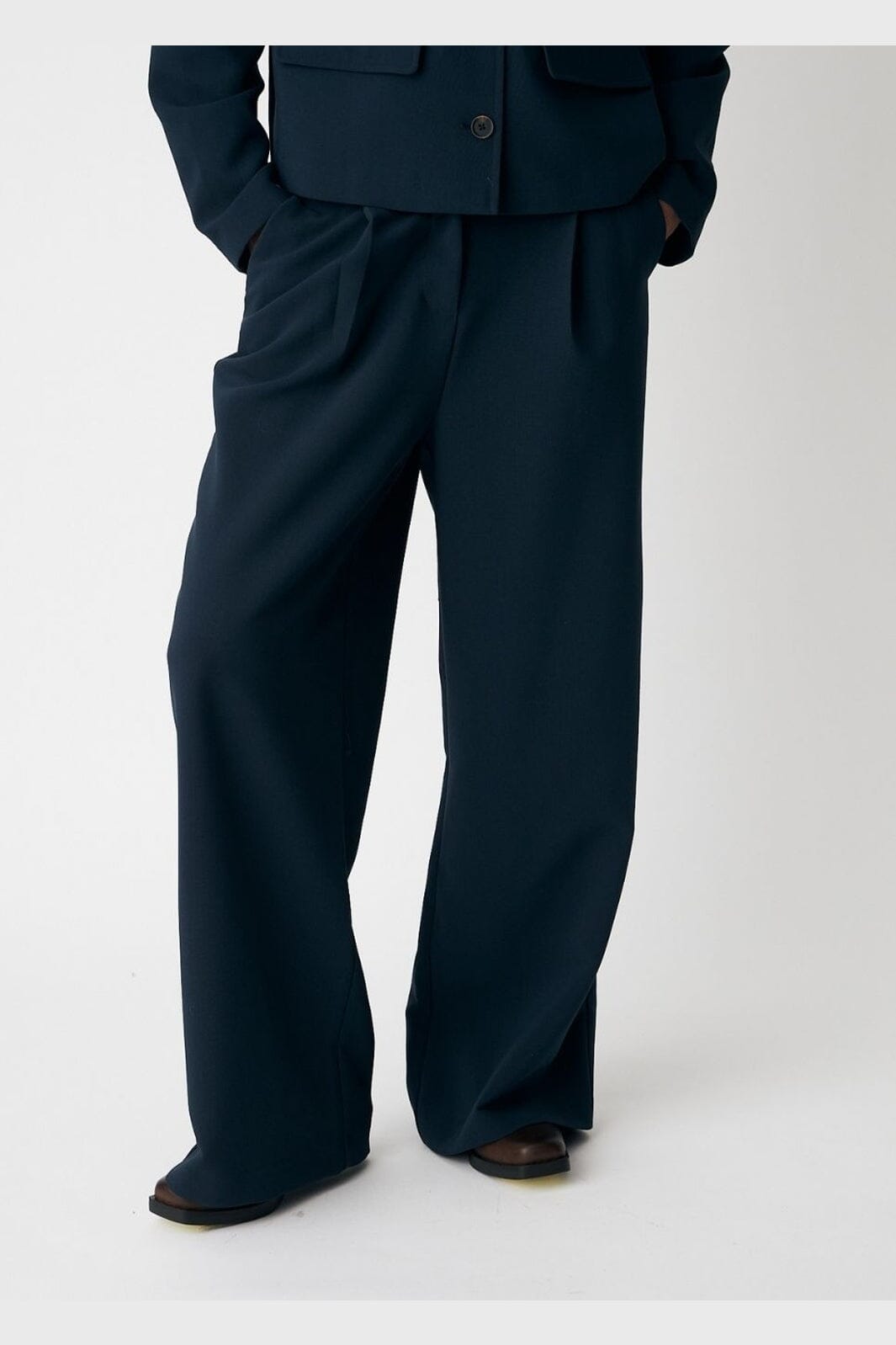 Modström - Galemd Wide Pants 58887 - 03475 - Midnight Blue