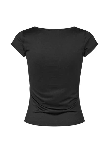 Modström - Himamd Drapy T-Shirt 59050 - 7090 - Black T-shirts 
